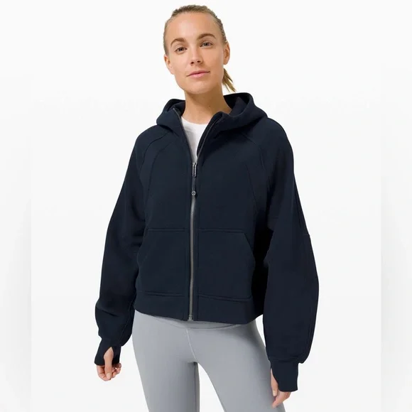 lululemon athletica, Jackets & Coats, Nwt Lululemon Scuba Oversized Full  Zip True Navy